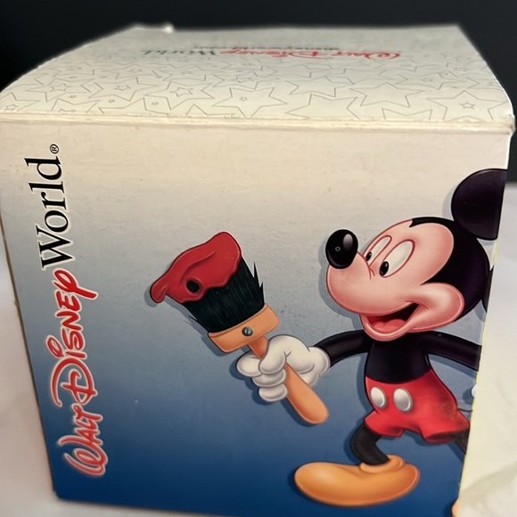 Walt Disney World Mickey Mouse Figurine Christmas Ornament with Bell - Picture 3 of 11